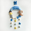 Blue Name Hanging