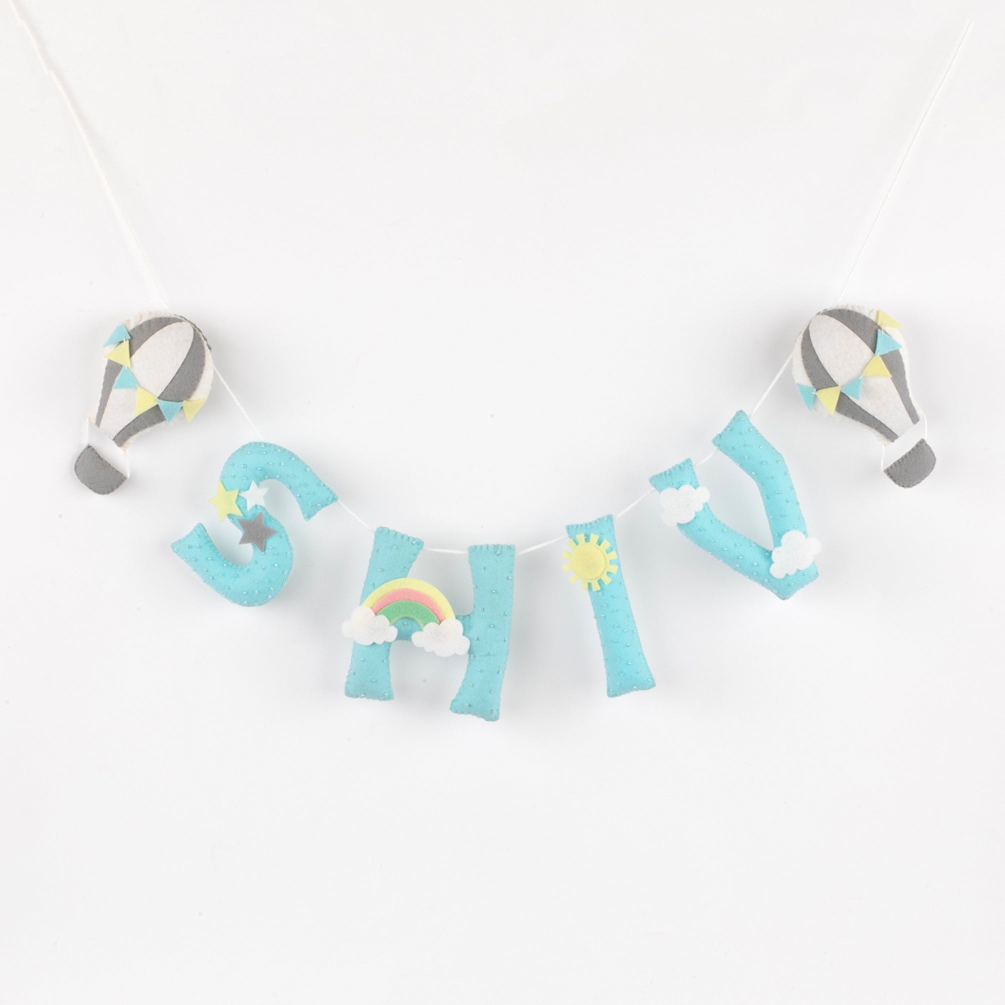 Blue Hot Name Hanging