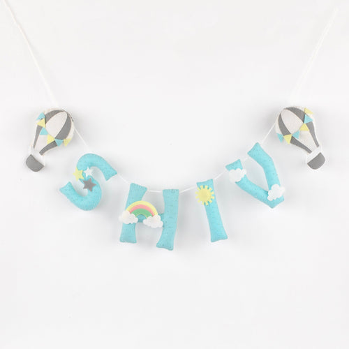 Blue Hot Name Hanging
