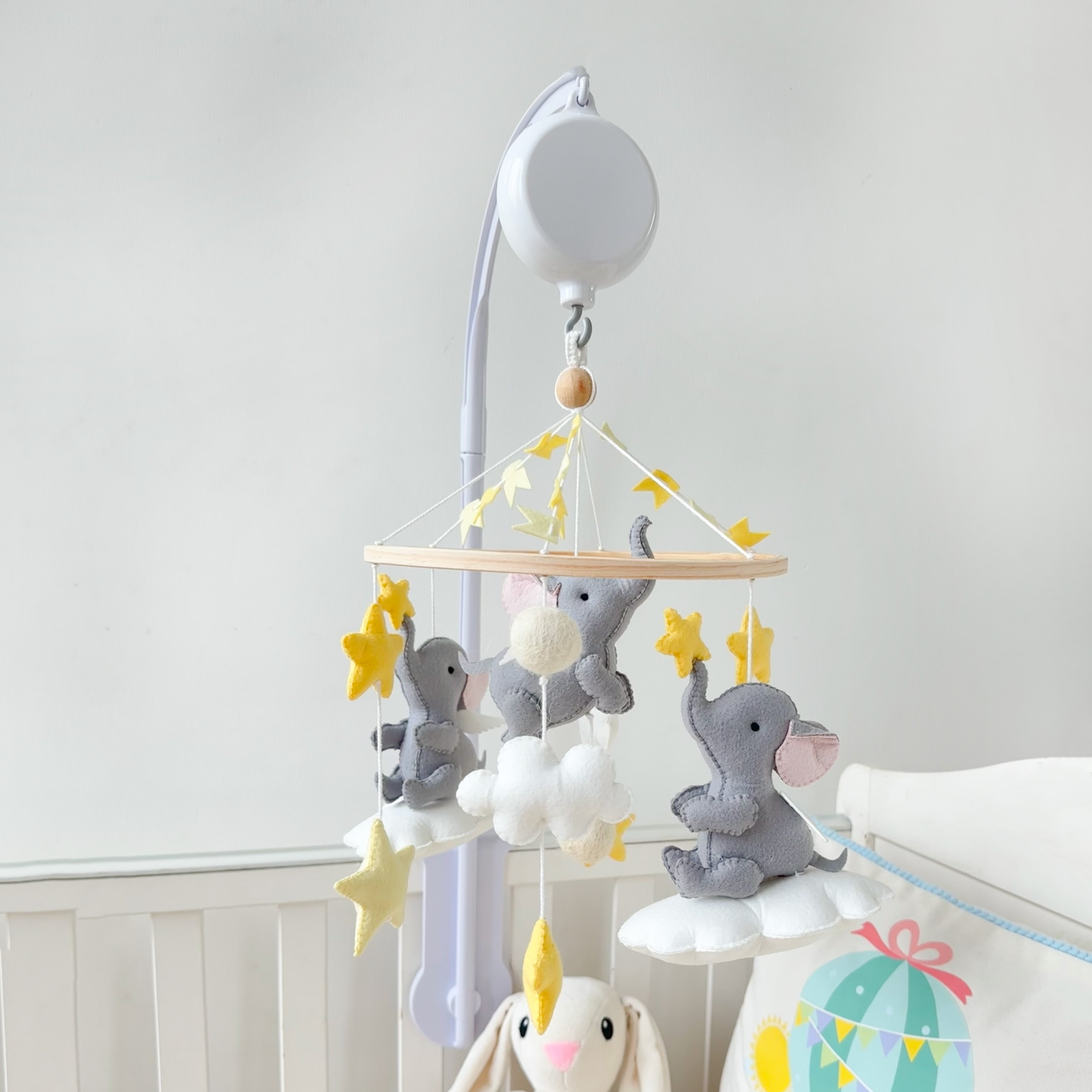 Yellow Cot Mobile