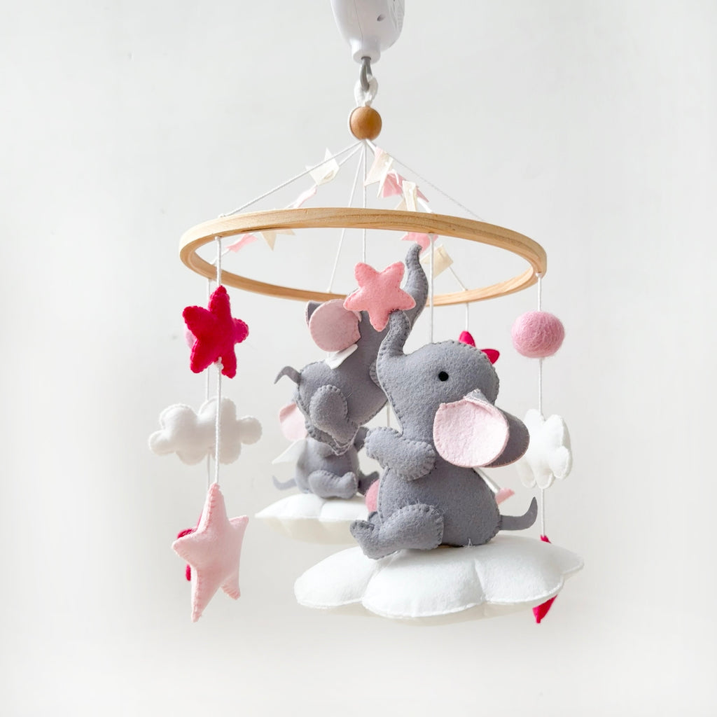 Pink Cot Mobile
