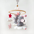 Pink Cot Mobile