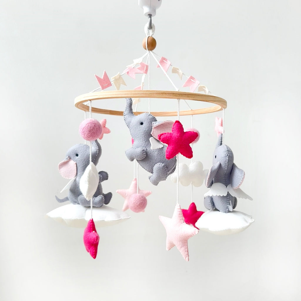 Pink Cot Mobile