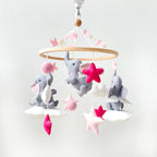 Pink Cot Mobile