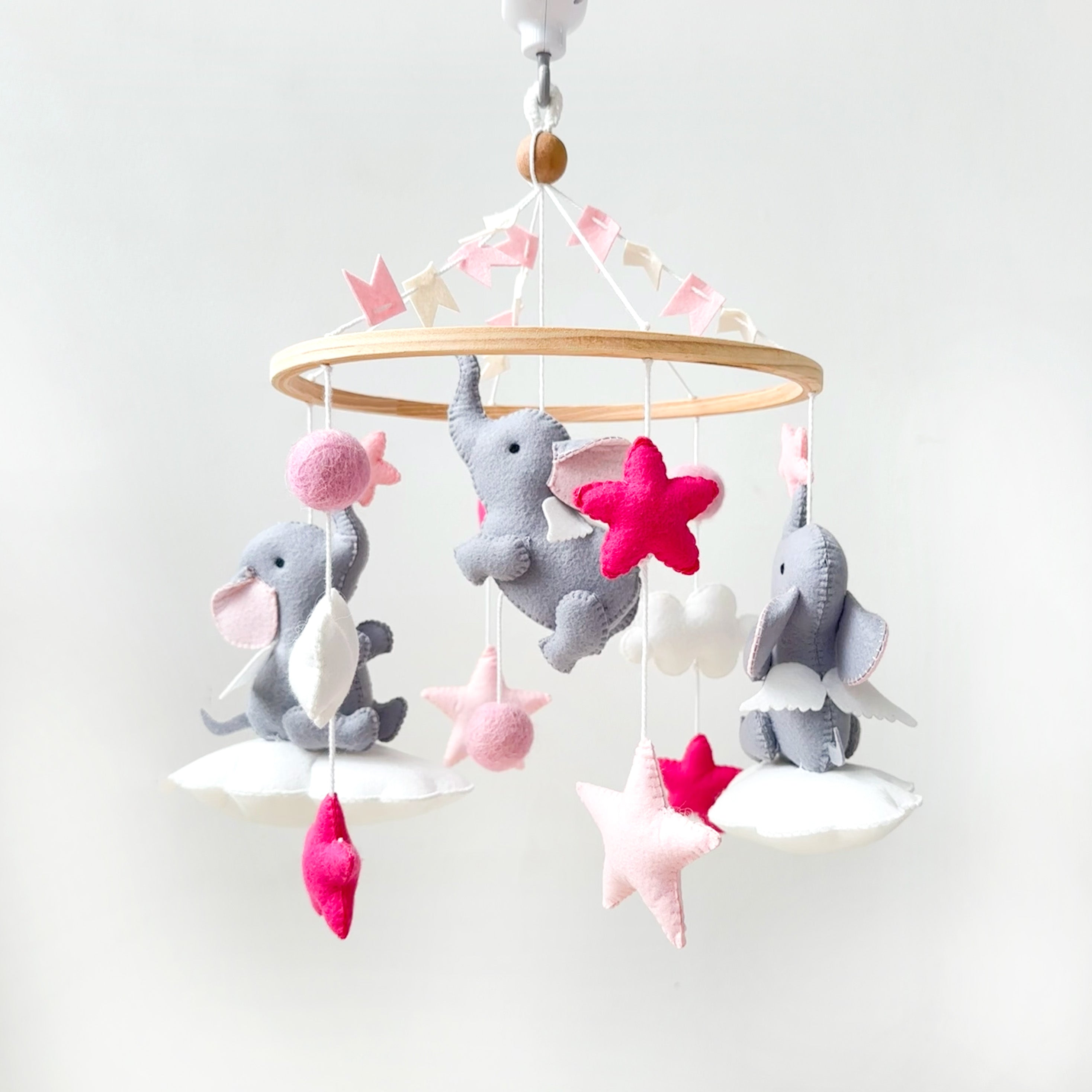 Pink Cot Mobile