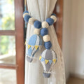 Blue Hot Curtain Ties