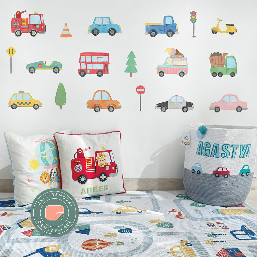 City Cars Wall Sticker
