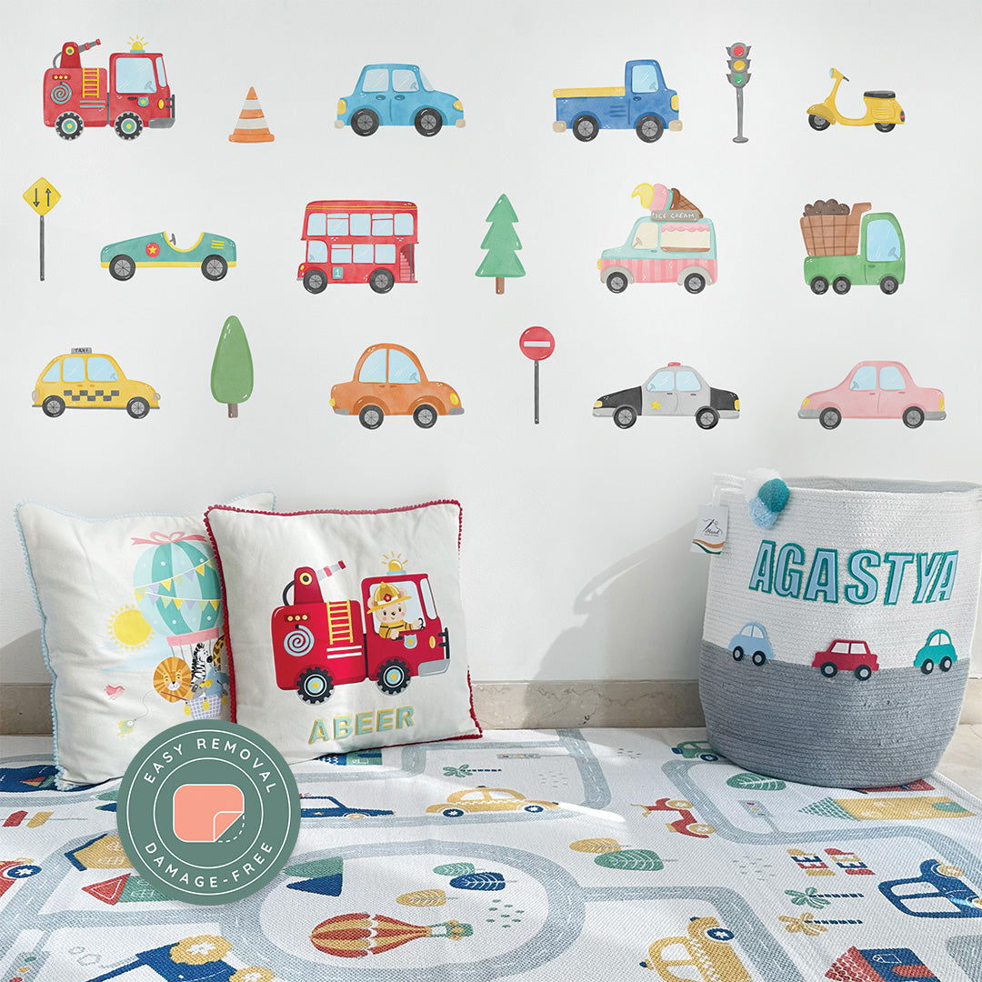 City Cars Wall Sticker