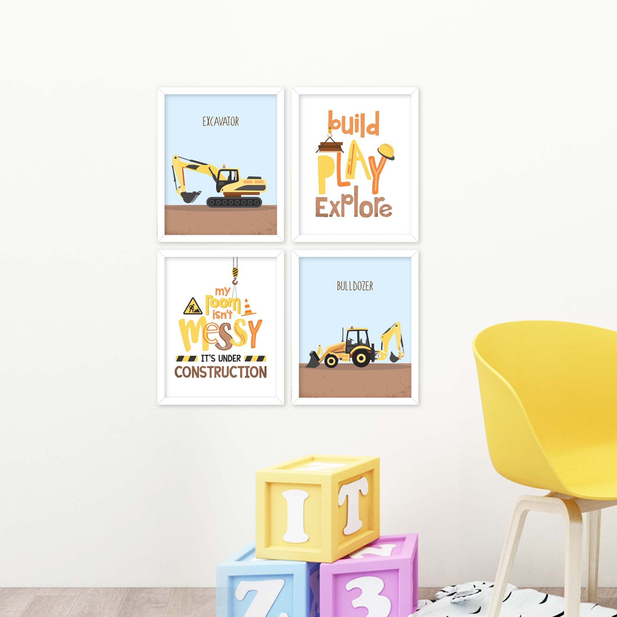 Construction Quote Wall Art