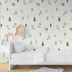 Woodland Trees Wallpaper