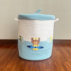 Teddy Airplanes Storage Basket