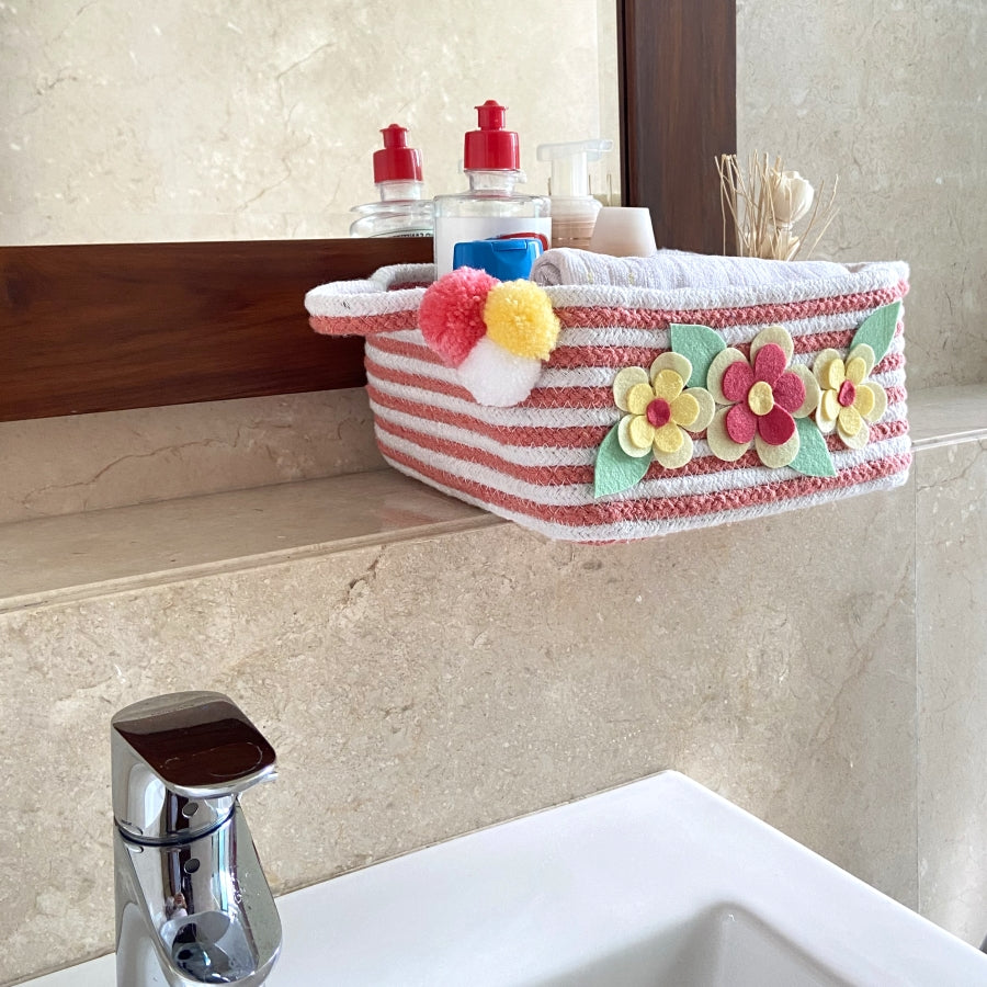 Florals Storage Basket