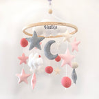 Pink Cot Mobile