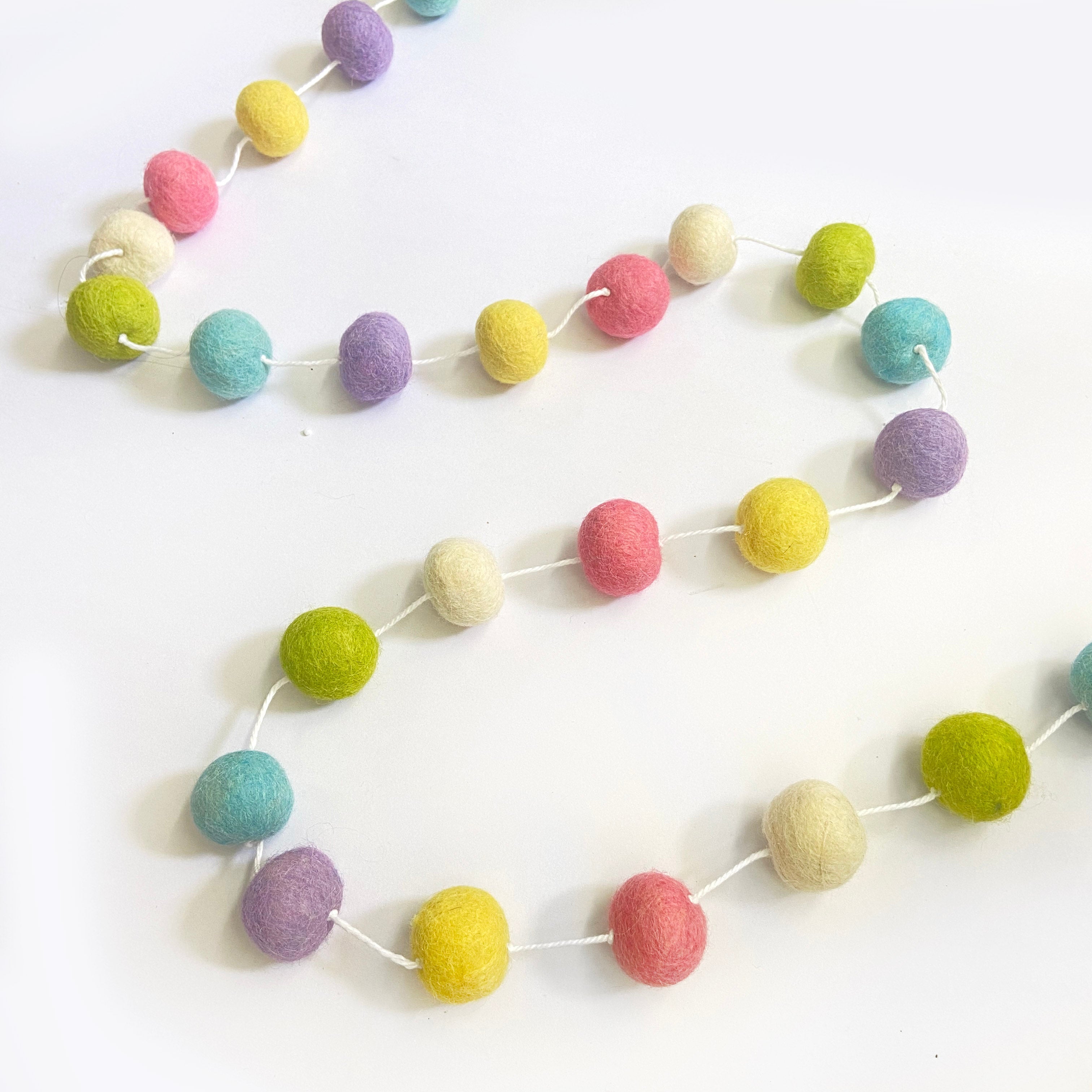 Pastel Candy Felt Garland