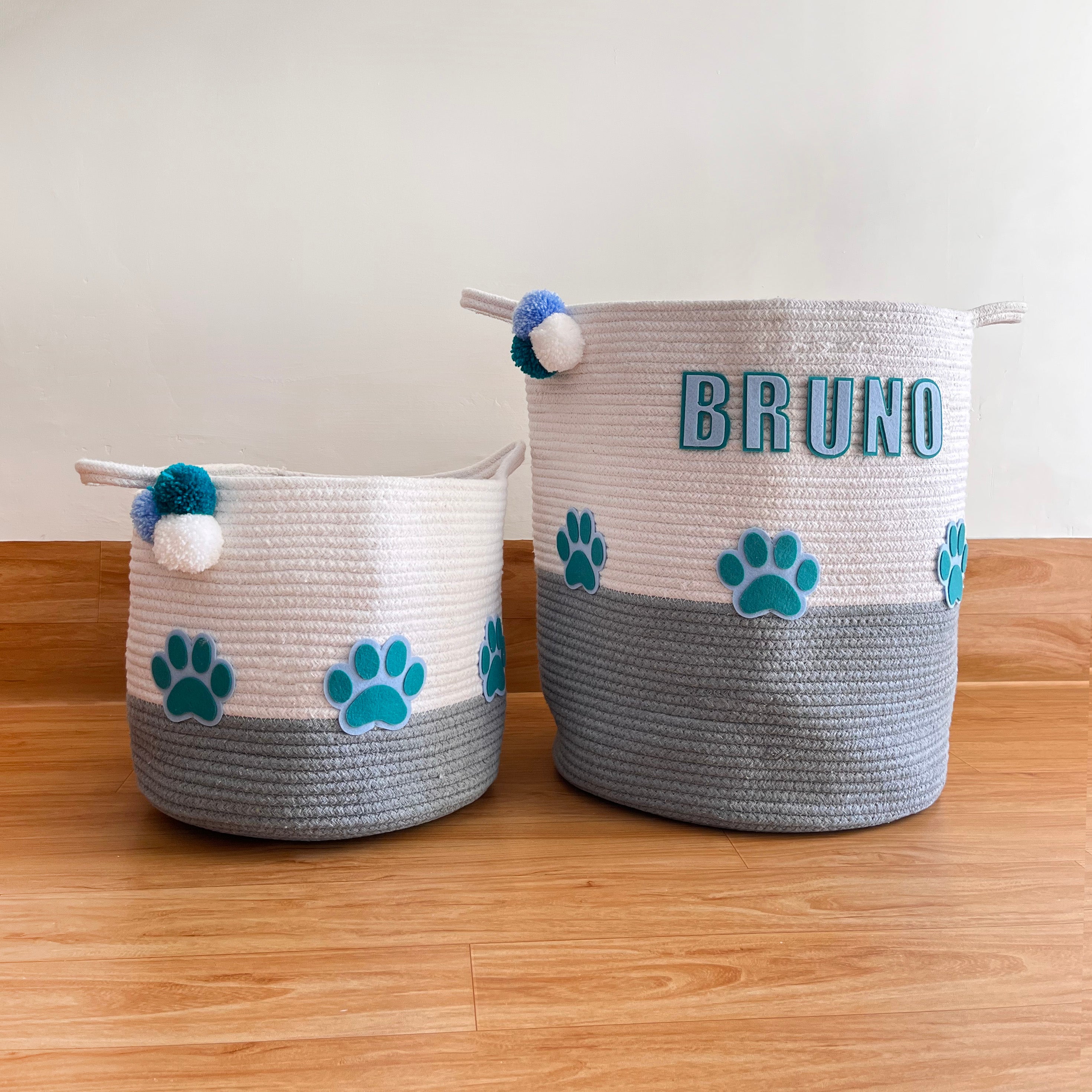 Pet Paws Storage Basket
