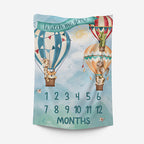 Hot Air Milestone Blanket
