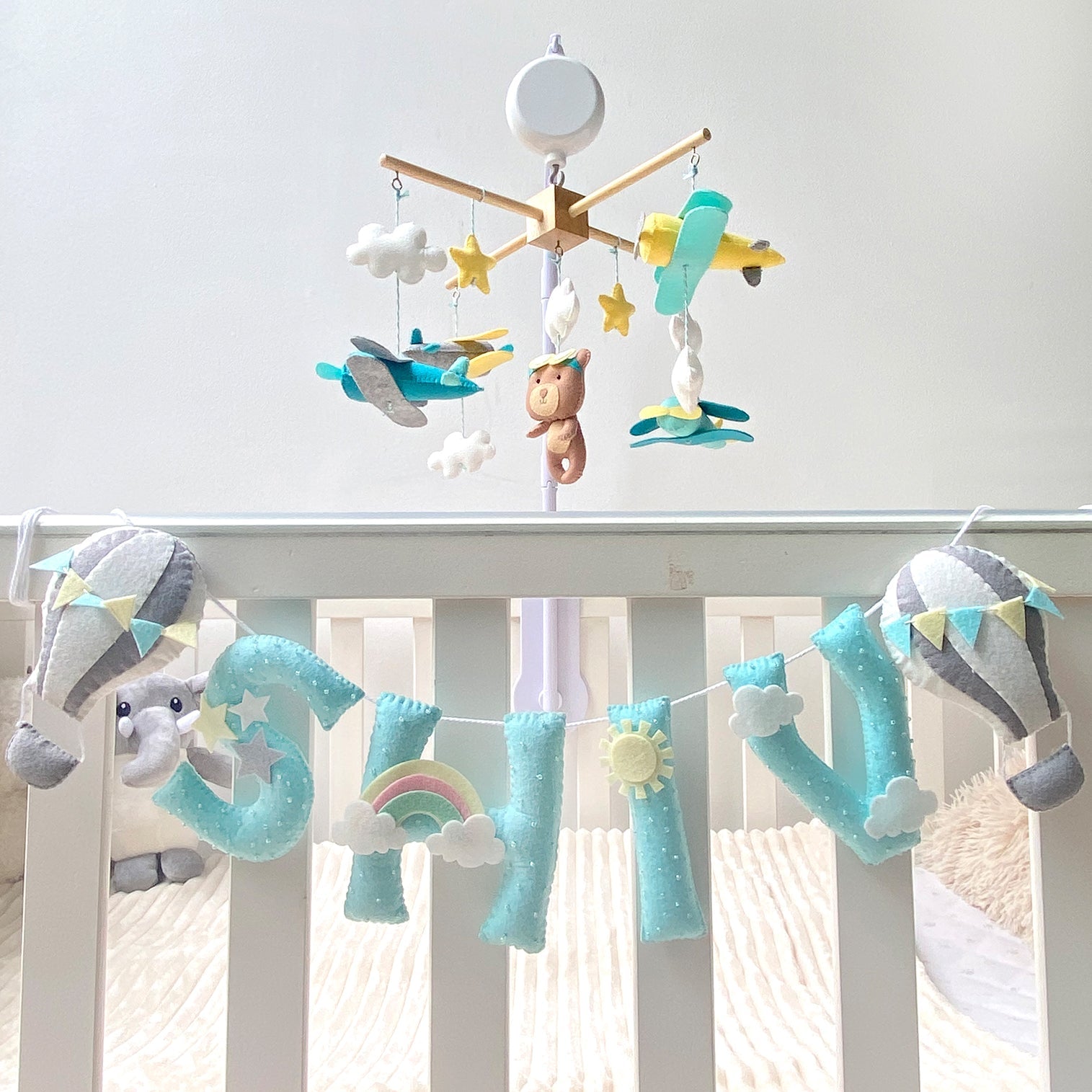 Blue Hot Name Hanging