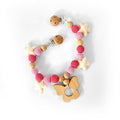 Pink Butterfly Stroller Chain