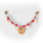 Pink Butterfly Stroller Chain