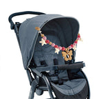 Pink Butterfly Stroller Chain
