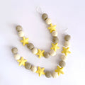 Star Felt Curtain Ties