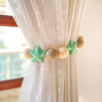 Star Felt Curtain Ties