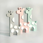 Giraffe Family Shelf Decor