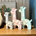 Giraffe Family Shelf Decor