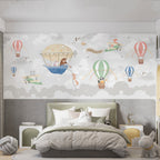 Grey Hot Air Wallpaper