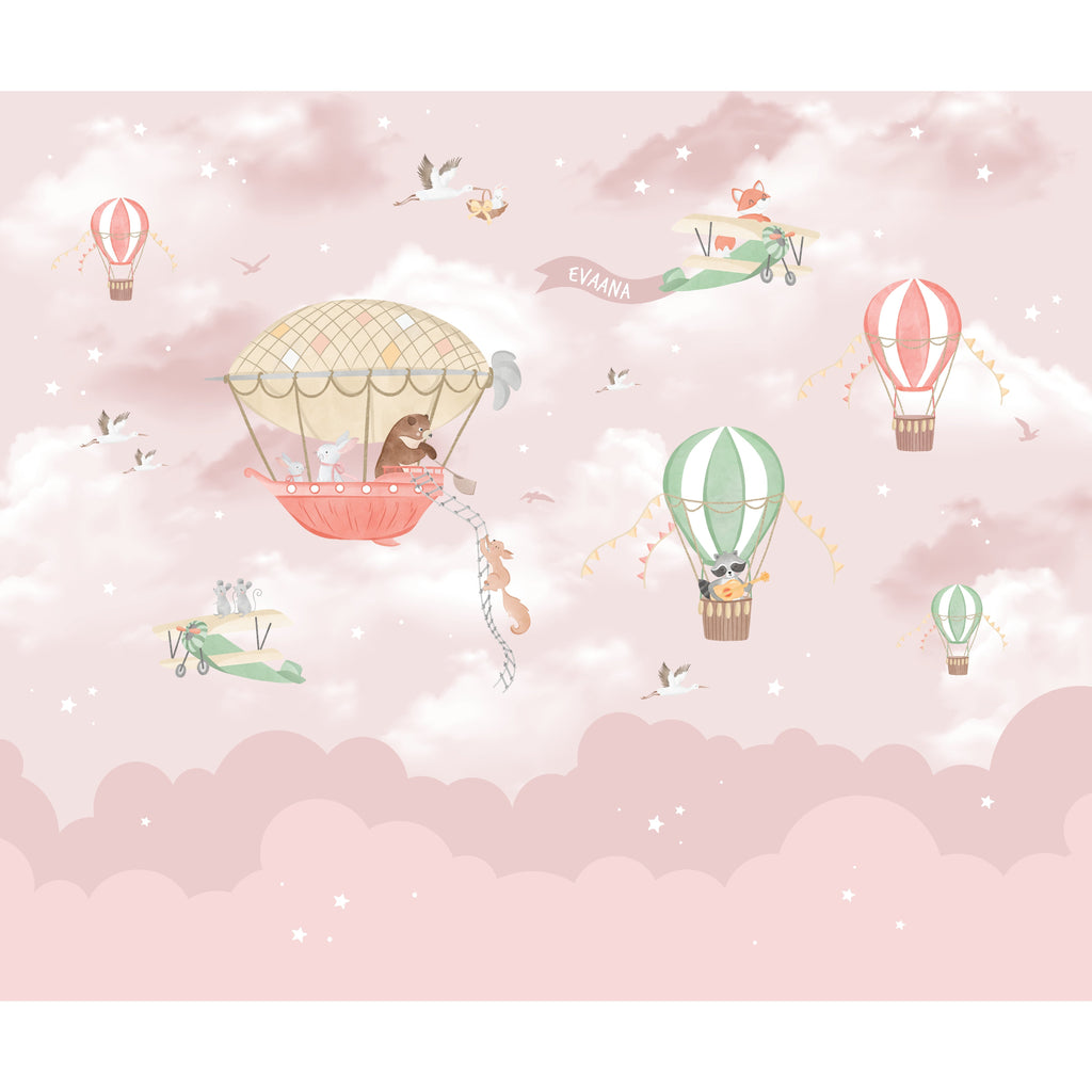 Pink Hot Air Wallpaper