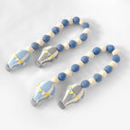 Blue Hot Curtain Ties