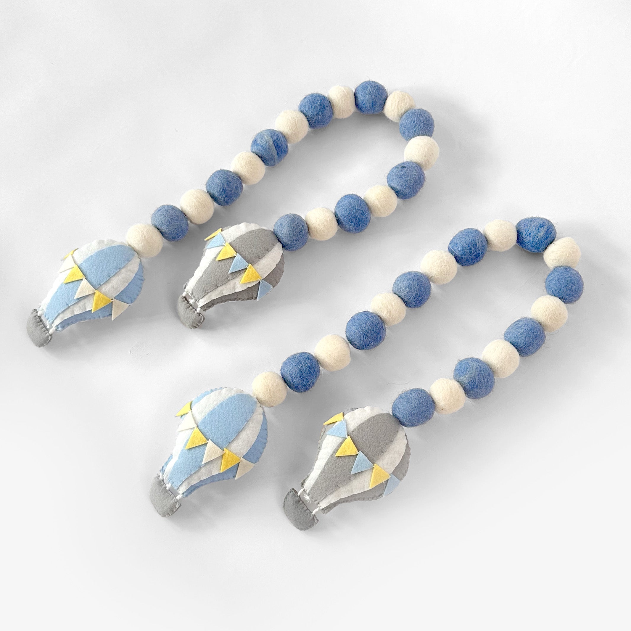 Blue Hot Curtain Ties