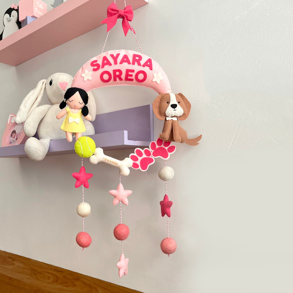 Pink Name Hanging