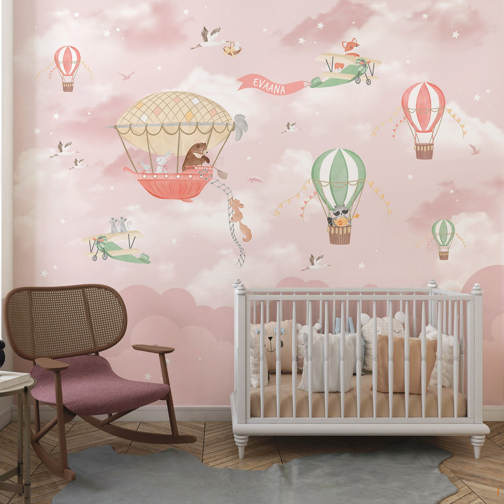 Pink Hot Air Wallpaper