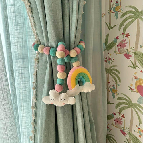 Rainbow Cloud Curtain Ties