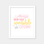 Unicorn Crown Wall Art