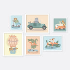 Animals Vehicles Wall Art