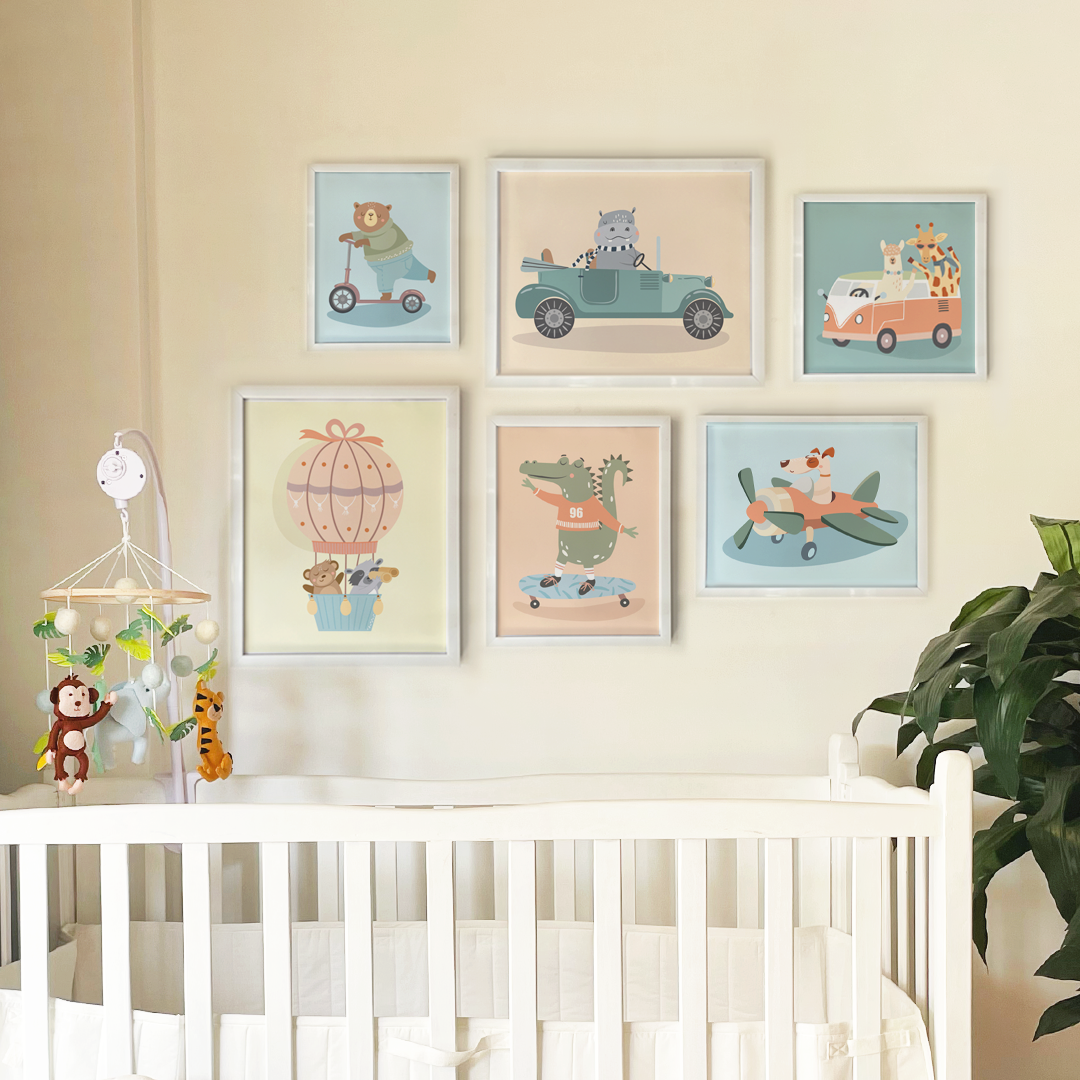 Animals Vehicles Wall Art